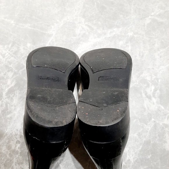 Sam Edelman Glossy Chelsea Rain Boots Protective Blk Rubber Women's SZ 6 - Picture 6 of 6